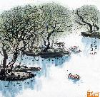 春韵-中国当代著名山水画家作品-极具收藏升值潜力